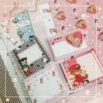 ※同梱不可　Teddy Ribbon * デザインペーパー  メモセット♡