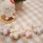 再販×6🌼ぷっくり小花のベビーヘアピン🌼