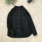 New:綿100%シンプルテイストなワイドレギュラーシャツ