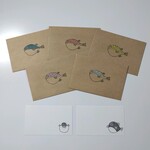 フグのミニレターセット