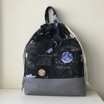 【オーダー製作】Space flight＊宇宙柄の体操着袋