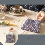 ☕️マスクケース👜【rose🌹】　不織布マスクも使える　バッグのようなマスクケース　花柄マスクケース　仮置きケース