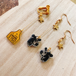 牛ｻﾝ🐄 ちっちゃめのゆらゆらピアス(イヤリング)💖