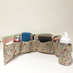 ポケットインバック　organizer オーガナイザー　花柄