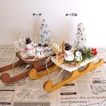 Hi様オーダー　雪だるまのクリスマススレッジ