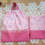 お着替え袋セット♡ユニコーン　女の子　入園入学