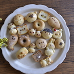Ｂ品かわいいおままごとミニチュアパン２点ｓｅｔ