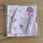 子供マスク&ガーゼハンカチセット　(スイーツ・ピンク)♡プレゼントに！自分用にも！