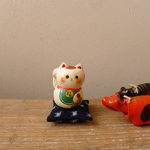 起き上がり小法師　招き猫