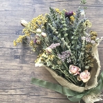 ハーブの花束＊ドライフラワースワッグ