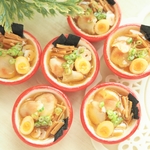 ミニチュアラーメン マグネット(ストラップ)