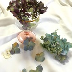 ドライフラワー秋あじさいセット（青と紫ミックス）