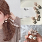 ◇再販◇パールスター✖️パールピアスorイヤリング♡
