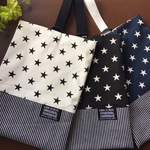 5色☆長く使える BIGサイズ上履入れ ヒッコリー×スター