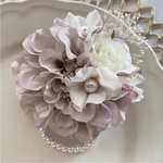 Ｎew! 2wayダリアコサージュ　lavender cream vanila