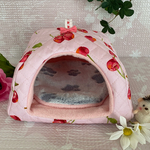 ピケちゃんママ様　専用　かまくらハウスMサイズ（さくらんぼ柄🍒）