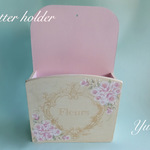 薔薇の手紙入れ　トールペイント 