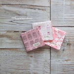 【sale＊期間限定】プチガーゼハンカチ3枚セット＊いちごみるく＆ミルクピンク＆アヒルフレンズ《入園入学・プレゼントにも！》 