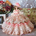 ロリータプリンセス 可憐なコーラルピンクのロマンティックドレス