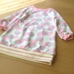 sale【size100】ツインドットのワンピース