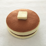 フェルトおままごと パンケーキ(ホットケーキ) バター付き