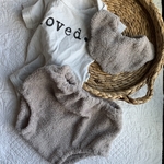 濡れても安心！ベビータオルパンツ&タオルスタイ