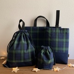 【ma様オーダー品】黄色ラインのタータンチェックのセット