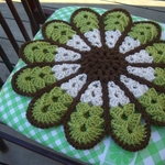 ◆受注製作◆ お花の円座マット⑭