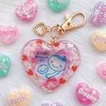 マタニティキーホルダー　ゆめかわ　ハート　♡