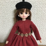リカちゃんの洋服&ベレー帽