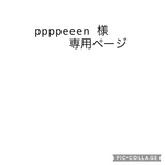ppppeeen 様専用ページ