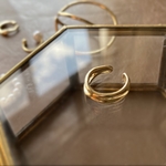 18kgp☆double ear cuff イヤーカフ