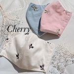 【冷感】 【抗菌】Cherry(さくらんぼ) 立体マスク 〈キッズマスク〉〈ジュニアマスク〉〈小さめマスク〉〈大きめマクス〉〈花粉対策〉