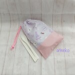 再販♪カトラリーの入る給食袋(アリス柄)