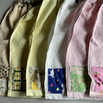 女の子用★まとめ買いがお得①★6枚組食事用タオルエプロン