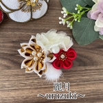 《受注生産》つまみ細工髪飾り♥️ポイント髪飾り♥️