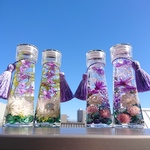 お供え 仏花ハーバリウム☆ミニ4本セット お仏壇を華やかに✨ペットちゃんにも✨