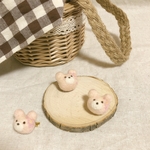 期間限定 もふくまブローチ 《 sakura 》 羊毛フェルト