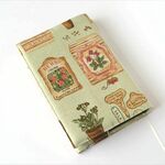単行本ブックカバー　植物