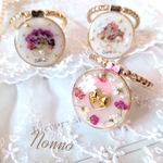 アリッサムのリースリボン♡スマホリング
