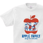 APPLE FAMILY 　WM～WL•S～XL Tシャツ【受注生産品】