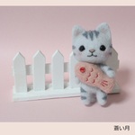 サバトラちゃん（猫／ストラップ）