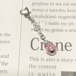 9.マスクチャーム   オーナメント風　ピンク ピアス、イヤリングに変更可