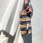 再販★送料無料★spring&summerエコアンダリアクラッチバック silver