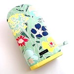 【受注製作品】鍋つかみ『Splendid flowers』（green）