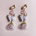【SALE】【再販】猫ちゃんのフェアリーイヤリング