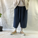 バルーンブルーチェック＆コクーングレーカーキ