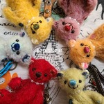 春色テディベアキーホルダー　限定6体　ダークピンク