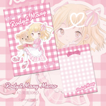 【残部少】A7サイズ両面メモ＊Rody &mary30枚入
