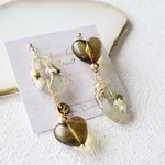 しずくｱｼﾒ  ﾊｰﾄ  clear olive